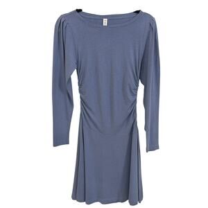 Anthropologie Daily Practice Ruched Dress XS NWT Purple